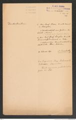 k.k. naturhistorisches Hofmuseum, Intendanzakten 1885-1896 (Hauer), Aktenzahl Z.157/1891, Seite 1